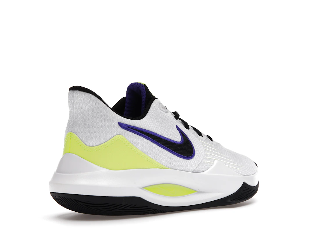 Vue 32 de Nike Precision 5 White Barely Volt