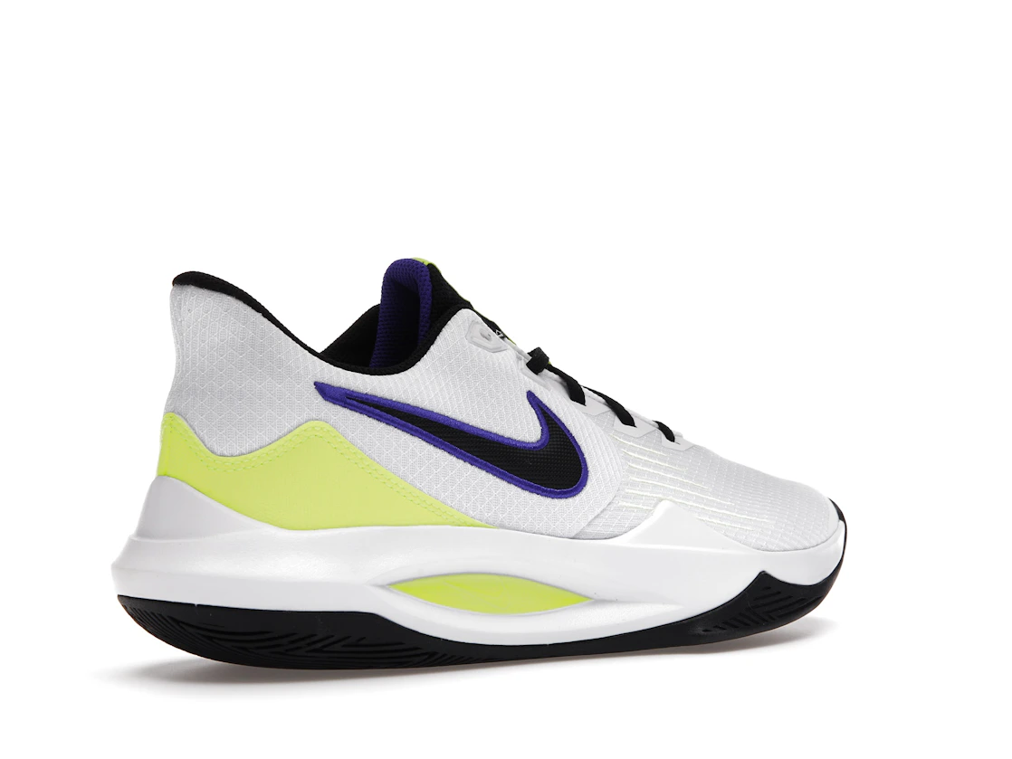 Vue 33 de Nike Precision 5 White Barely Volt