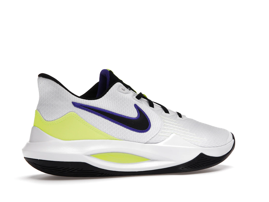 Vue 34 de Nike Precision 5 White Barely Volt