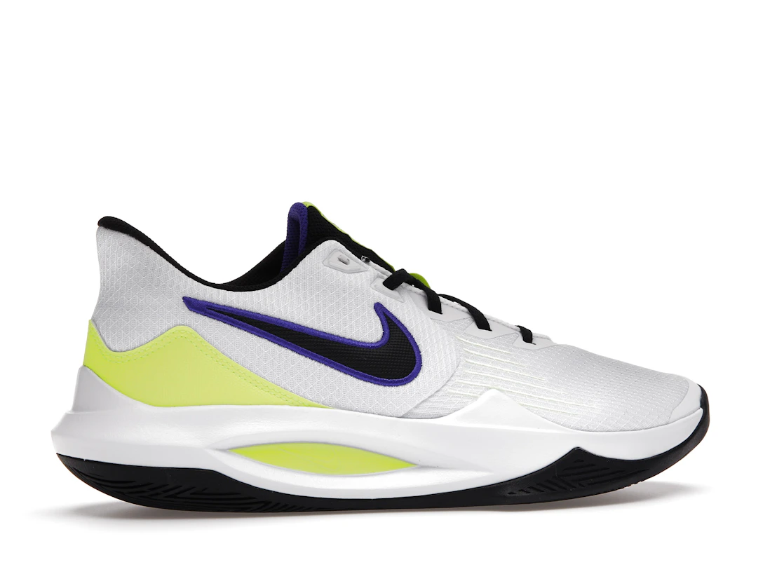 Vue 35 de Nike Precision 5 White Barely Volt
