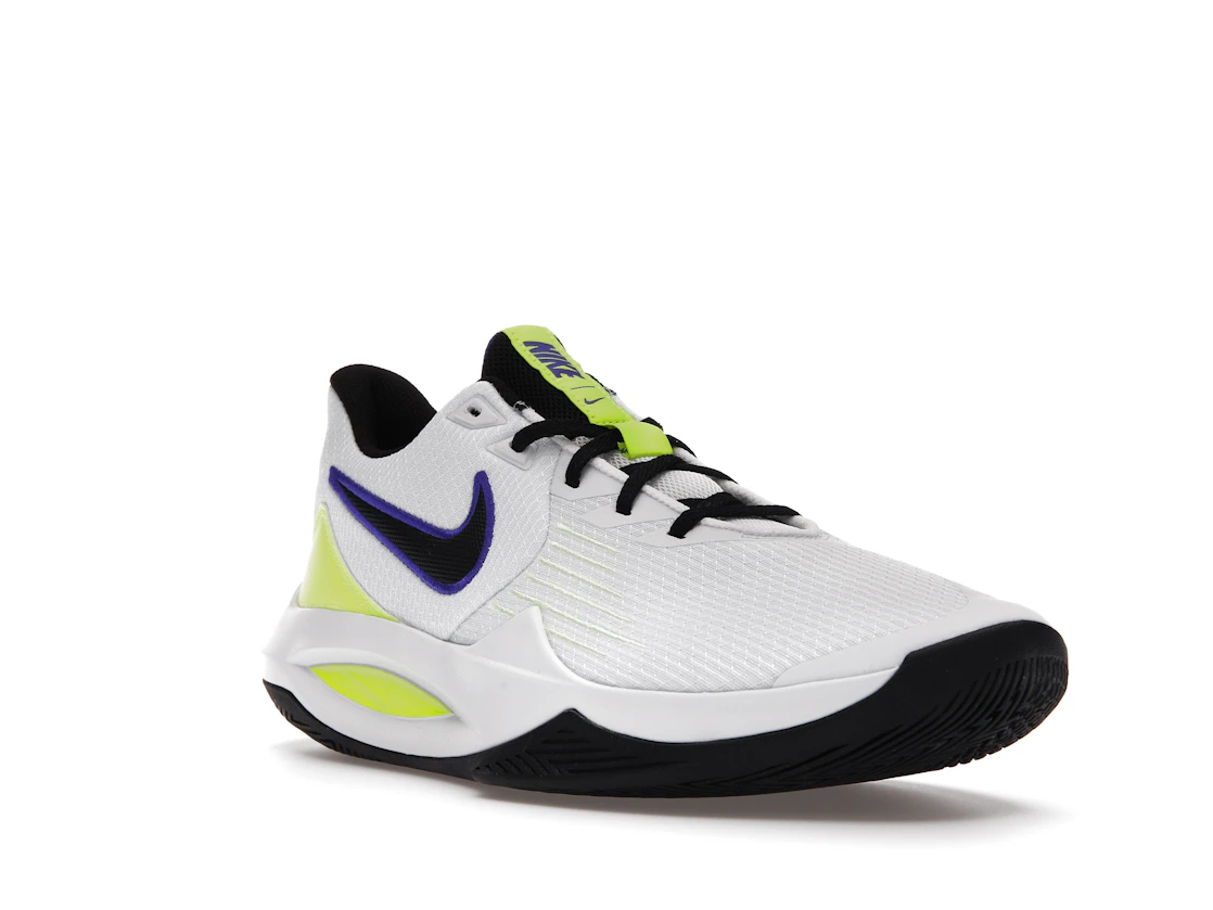 Vue 6 de Nike Precision 5 White Barely Volt