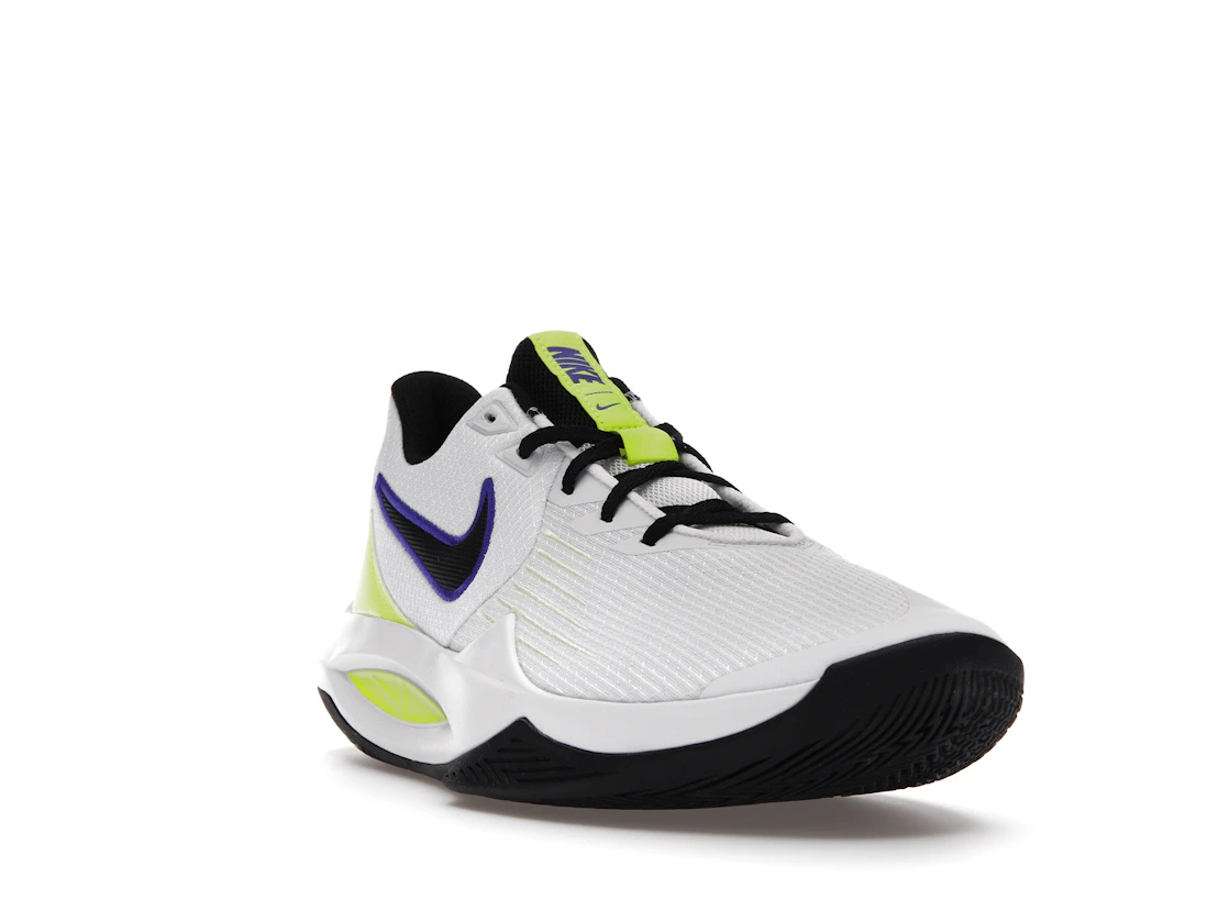 Vue 7 de Nike Precision 5 White Barely Volt