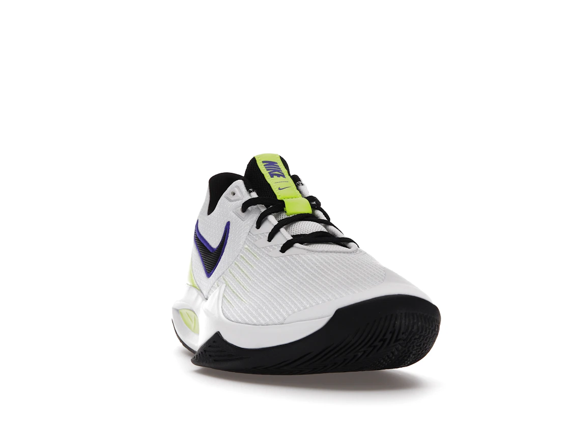 Vue 8 de Nike Precision 5 White Barely Volt