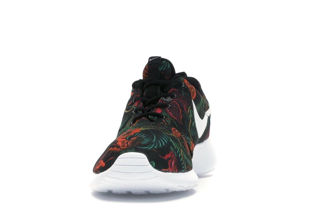 Vue 11 de Nike Roshe Run Floral Print Total Orange