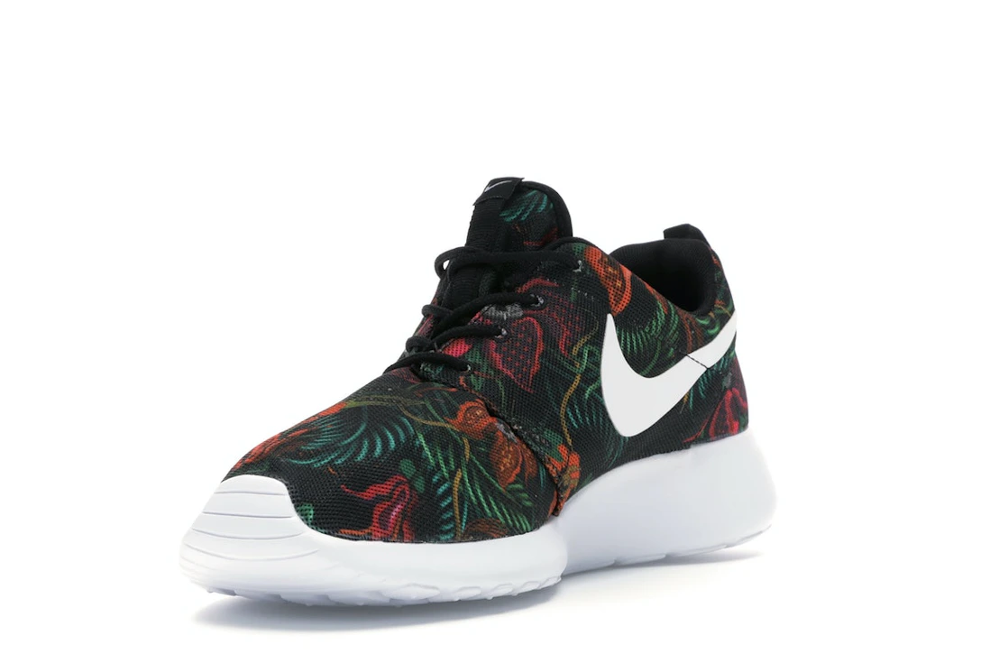 Vue 13 de Nike Roshe Run Floral Print Total Orange