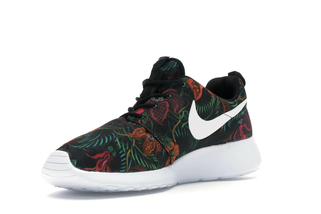 Vue 14 de Nike Roshe Run Floral Print Total Orange