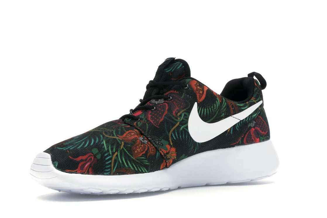 Vue 15 de Nike Roshe Run Floral Print Total Orange