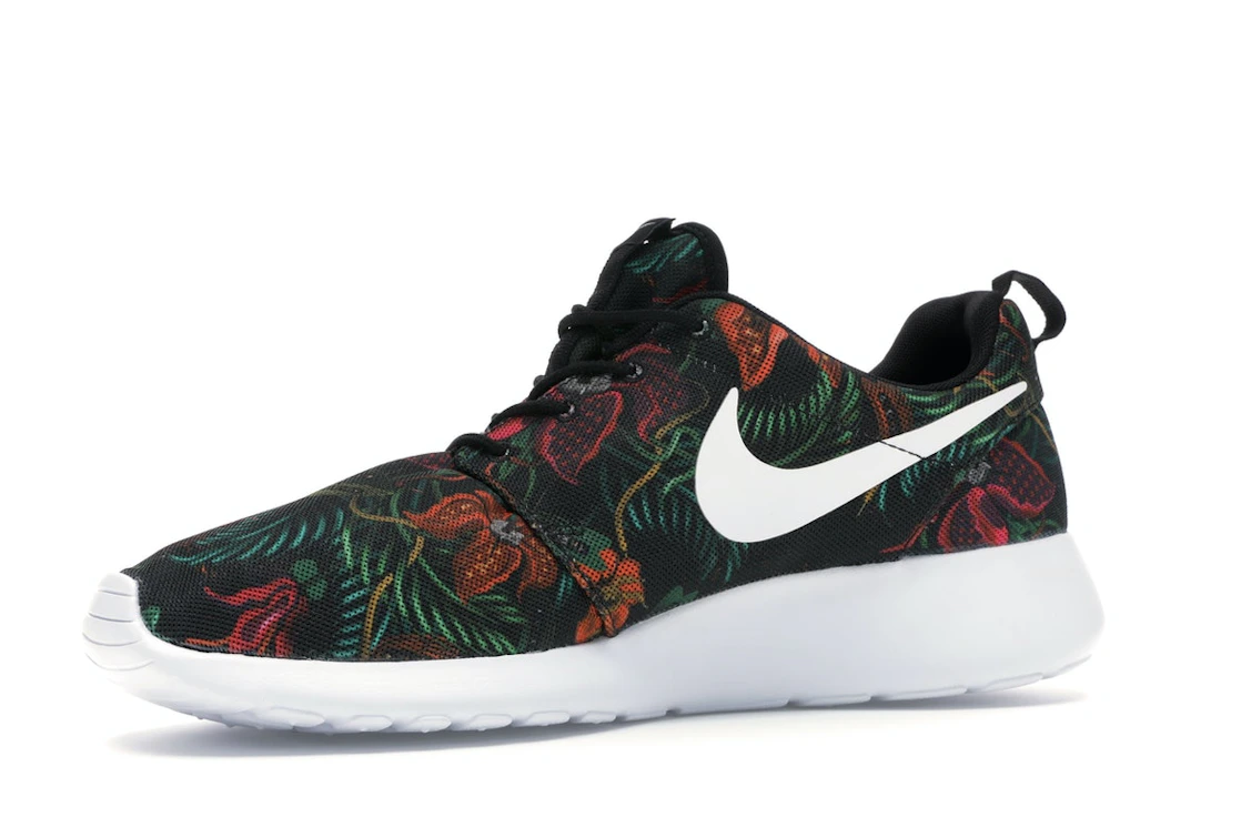 Vue 16 de Nike Roshe Run Floral Print Total Orange
