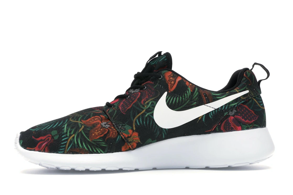 Vue 18 de Nike Roshe Run Floral Print Total Orange