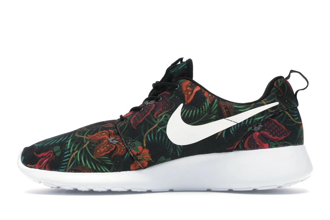 Vue 19 de Nike Roshe Run Floral Print Total Orange