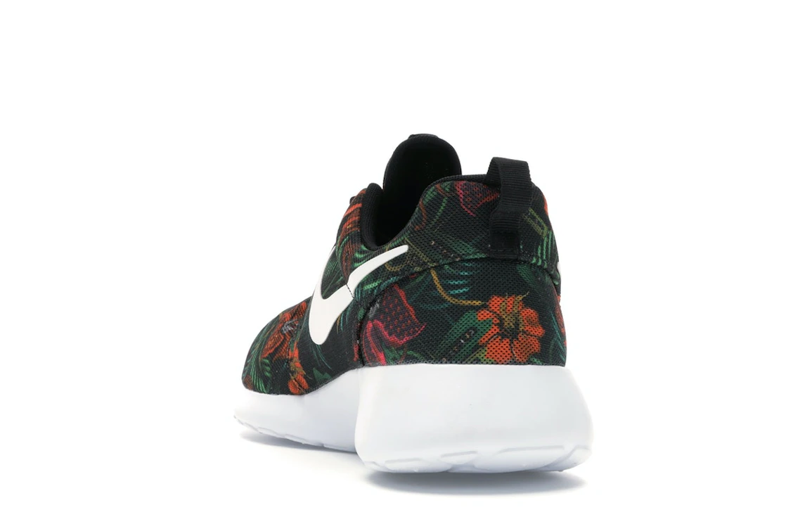 Vue 26 de Nike Roshe Run Floral Print Total Orange