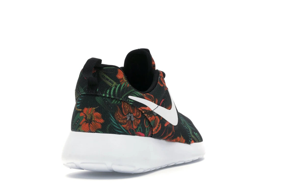 Vue 30 de Nike Roshe Run Floral Print Total Orange