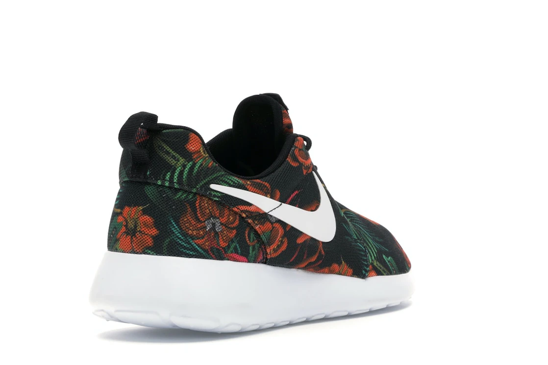 Vue 31 de Nike Roshe Run Floral Print Total Orange