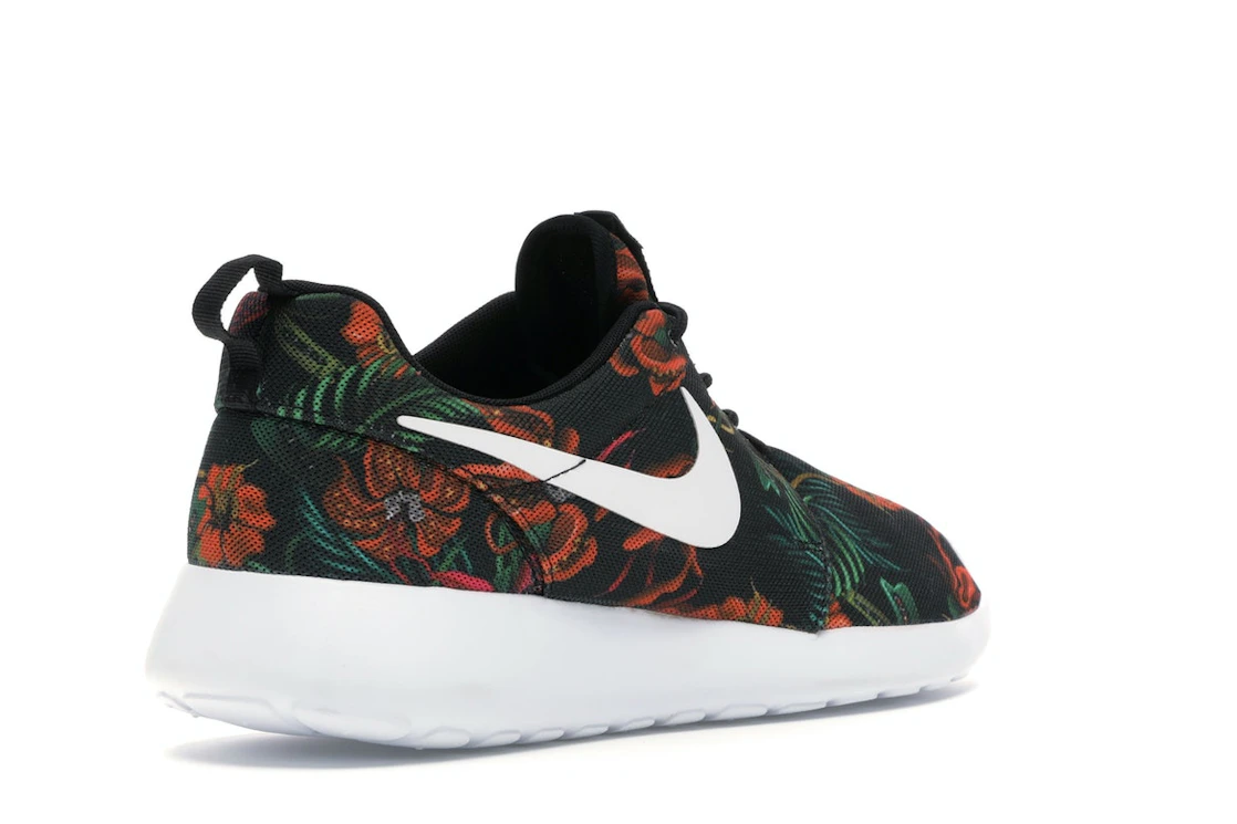 Vue 32 de Nike Roshe Run Floral Print Total Orange