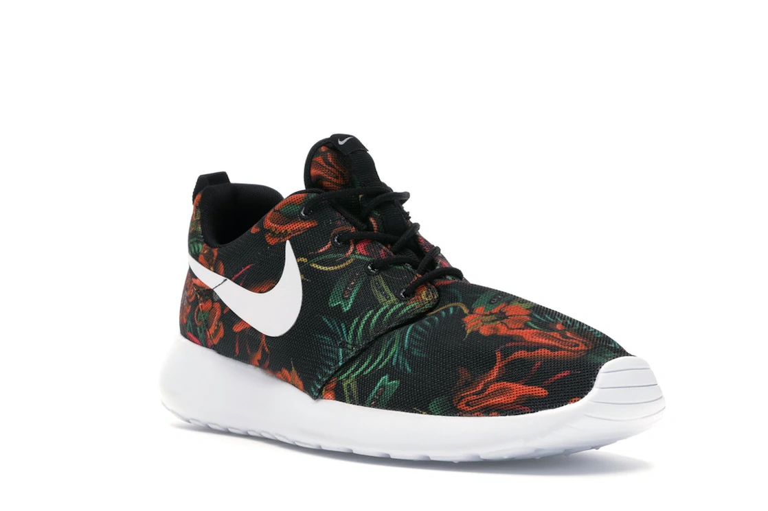 Vue 6 de Nike Roshe Run Floral Print Total Orange