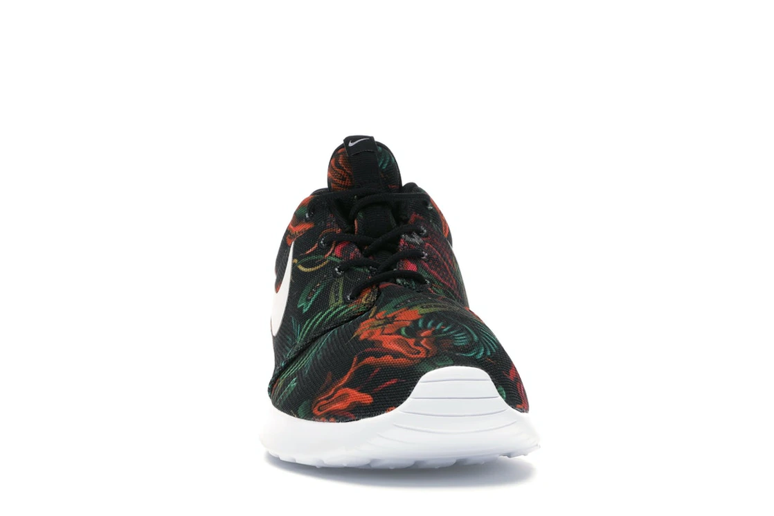 Vue 9 de Nike Roshe Run Floral Print Total Orange