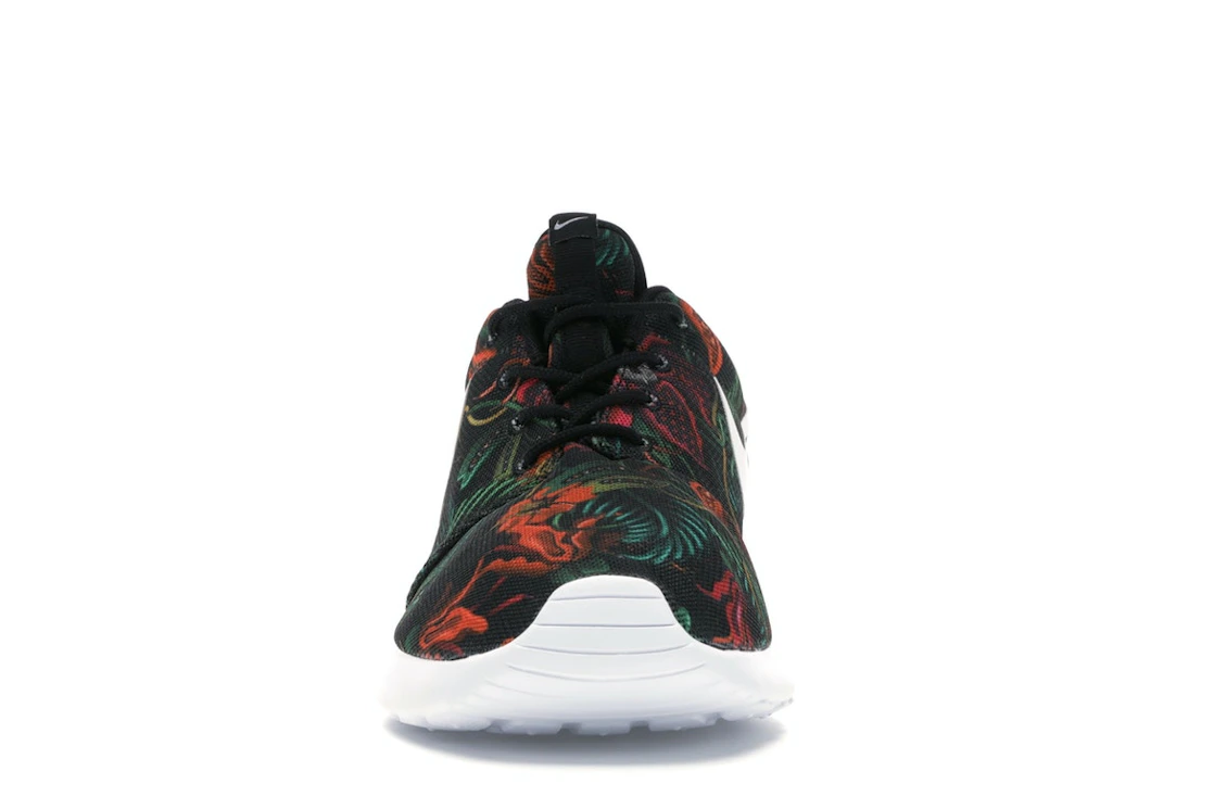 Vue 10 de Nike Roshe Run Floral Print Total Orange