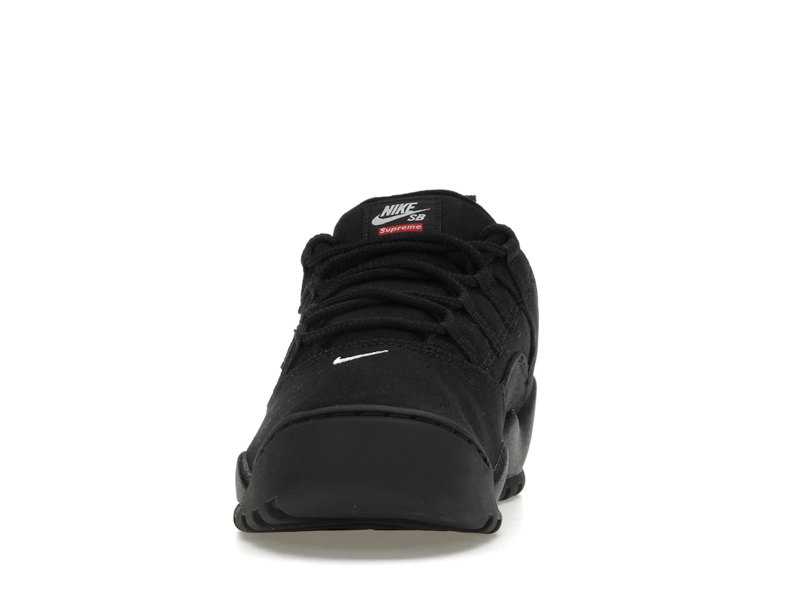 Vue 11 de Nike SB Darwin Low Supreme Black
