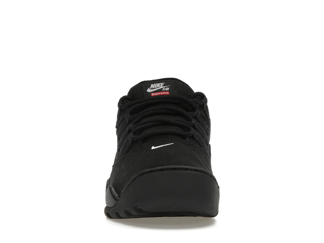 Vue 10 de Nike SB Darwin Low Supreme Black