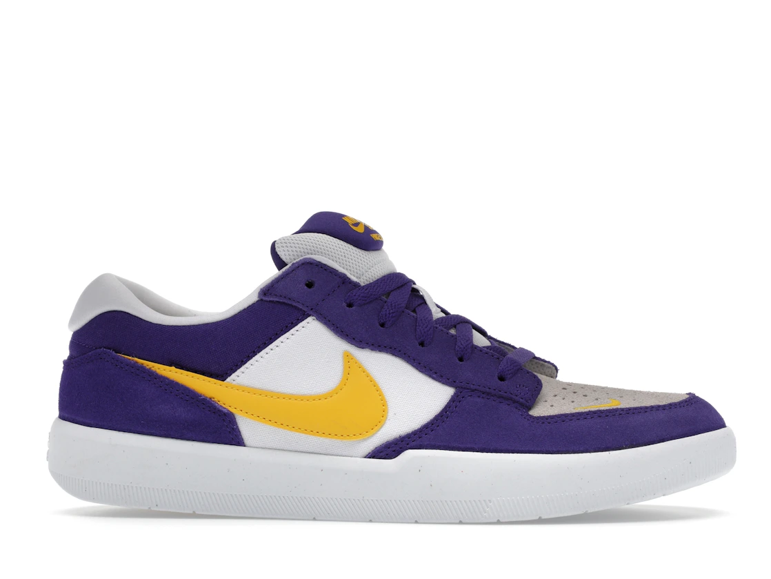 Vue 2 de Nike SB Force 58 Court Purple Amarillo
