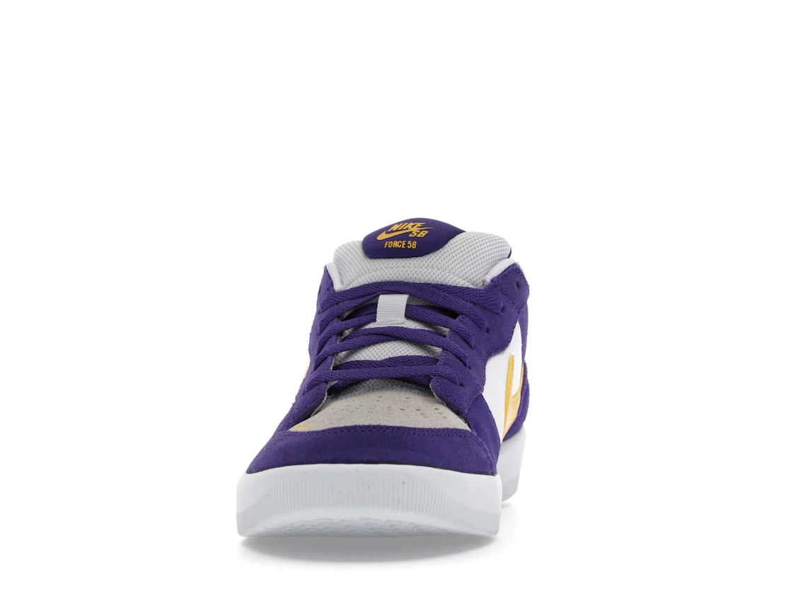 Vue 11 de Nike SB Force 58 Court Purple Amarillo