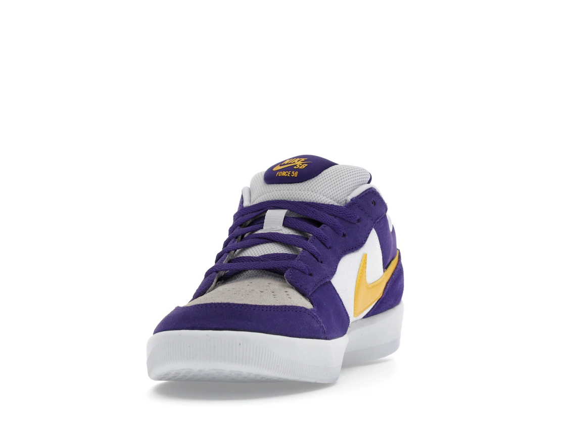 Vue 12 de Nike SB Force 58 Court Purple Amarillo