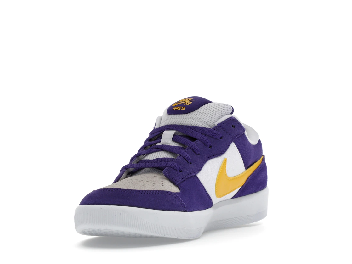 Vue 13 de Nike SB Force 58 Court Purple Amarillo