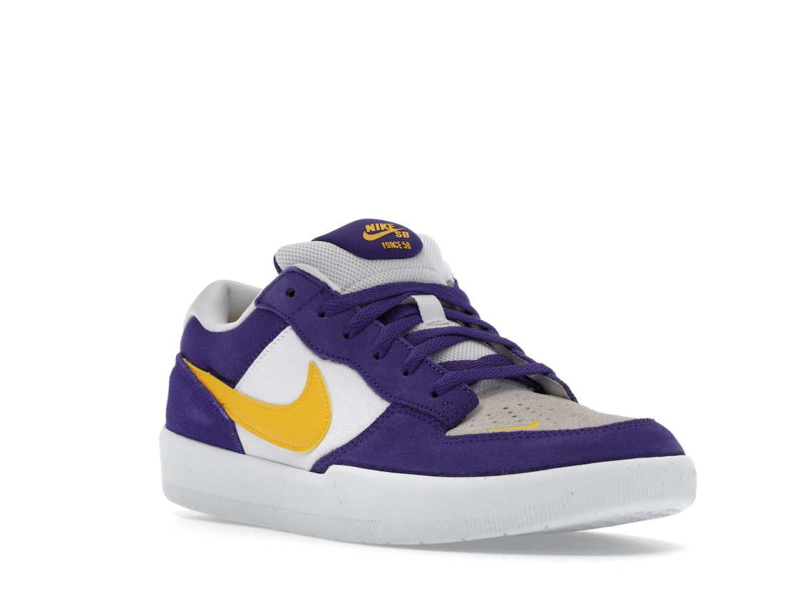 Vue 6 de Nike SB Force 58 Court Purple Amarillo