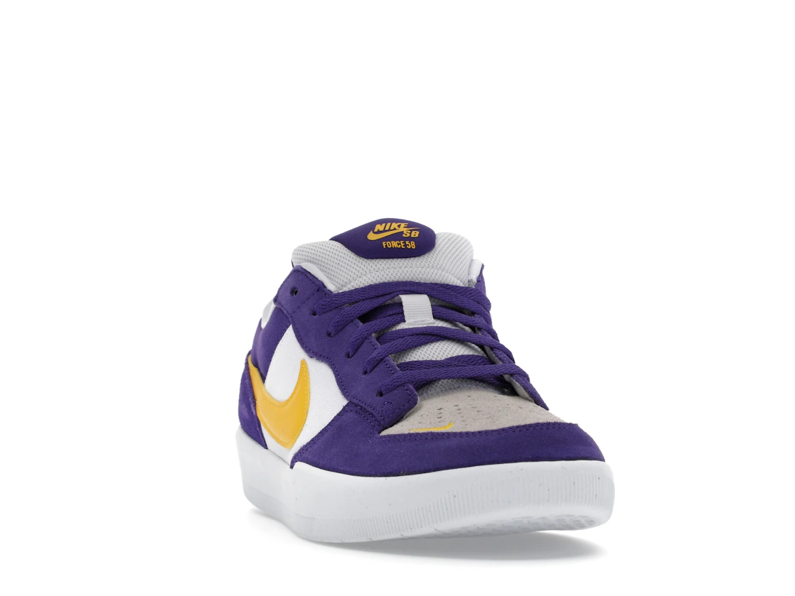 Vue 8 de Nike SB Force 58 Court Purple Amarillo