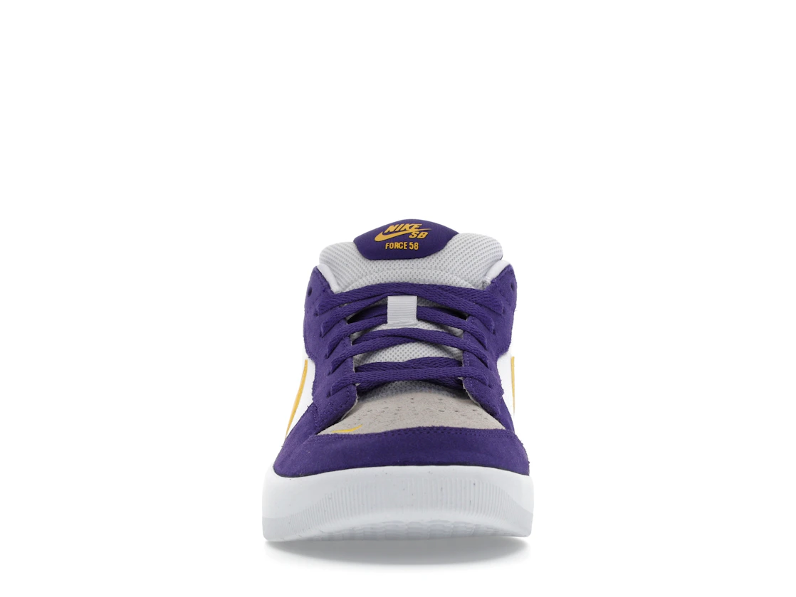 Vue 10 de Nike SB Force 58 Court Purple Amarillo