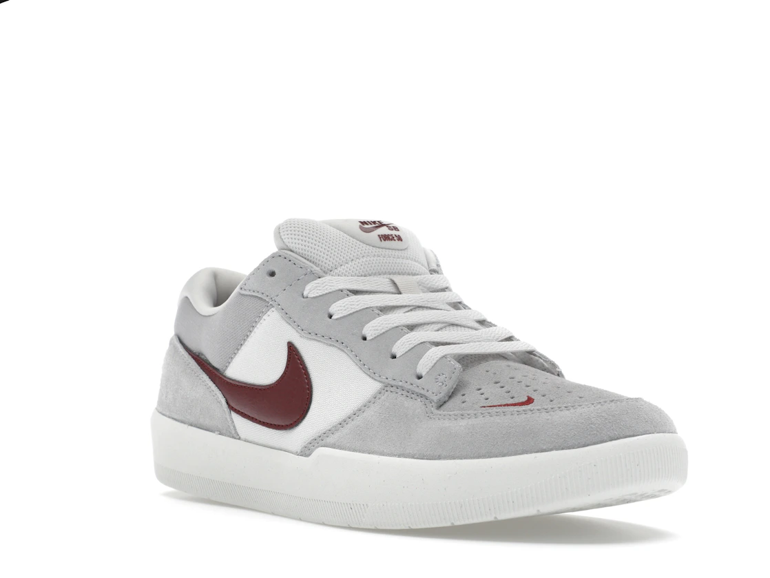 Vue 6 de Nike SB Force 58 Platinum Tint Dark Red