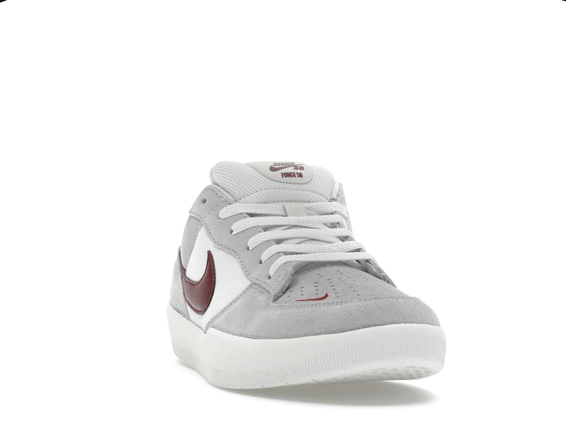 Vue 8 de Nike SB Force 58 Platinum Tint Dark Red