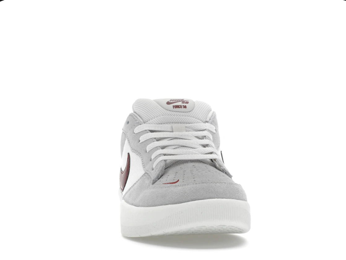 Vue 9 de Nike SB Force 58 Platinum Tint Dark Red