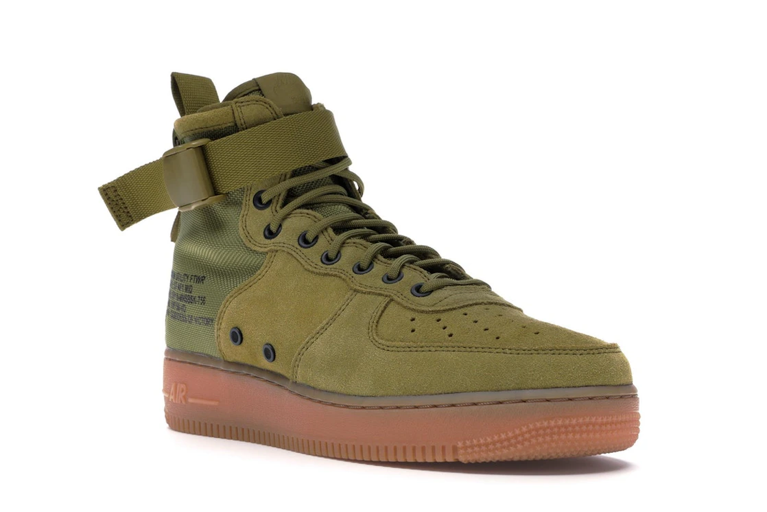 Vue 6 de Nike Sf Af1 Mid Desert Moss Desert Moss