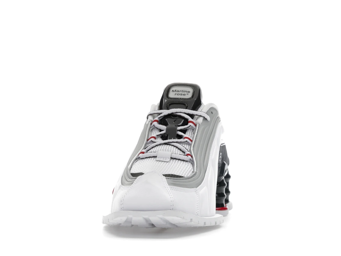 Vue 11 de Nike Shox MR4 Mule Martine Rose Metallic Platinum Varsity Red 