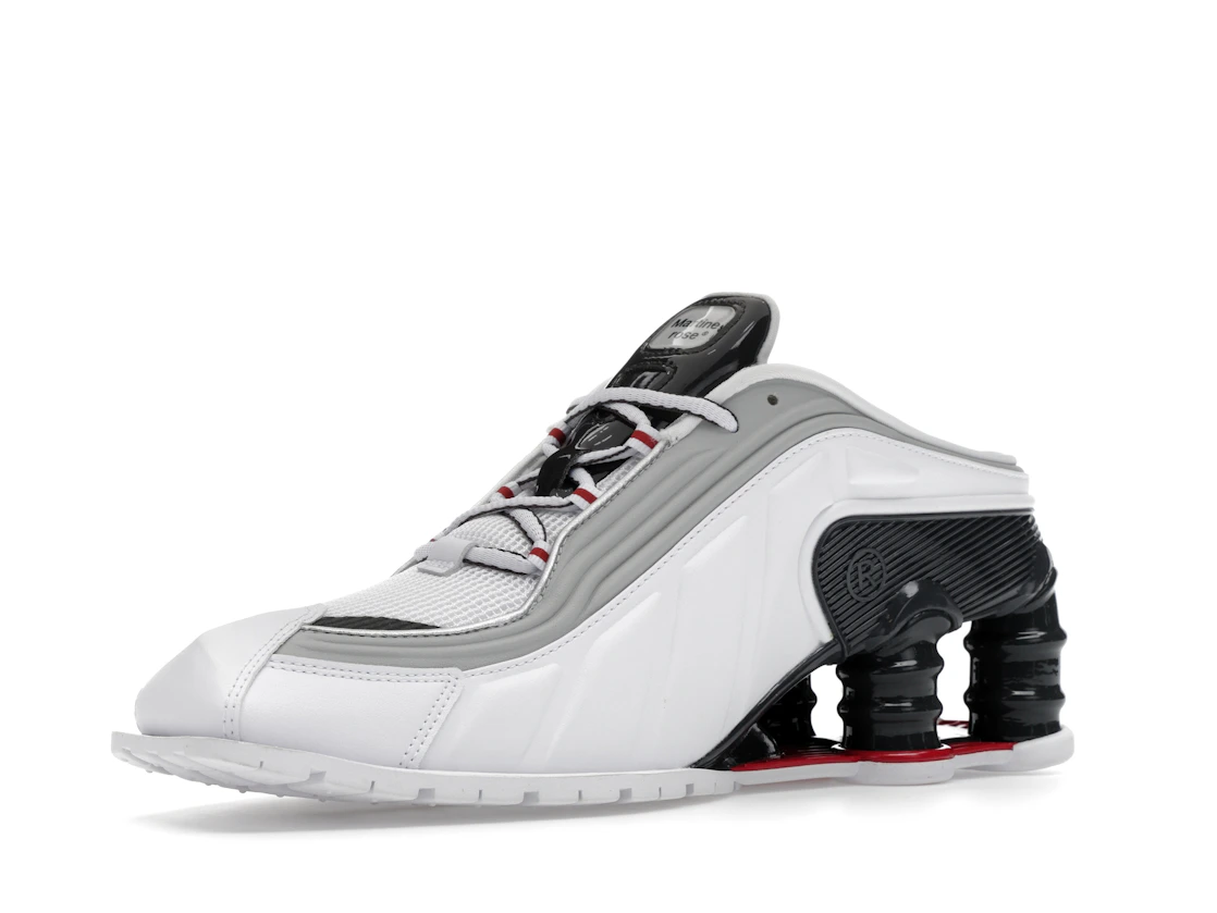 Vue 15 de Nike Shox MR4 Mule Martine Rose Metallic Platinum Varsity Red 