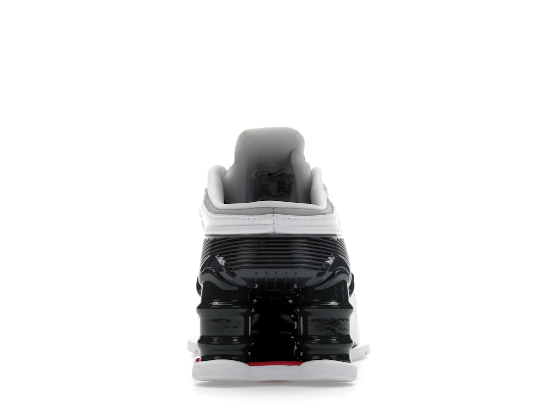 Vue 28 de Nike Shox MR4 Mule Martine Rose Metallic Platinum Varsity Red 