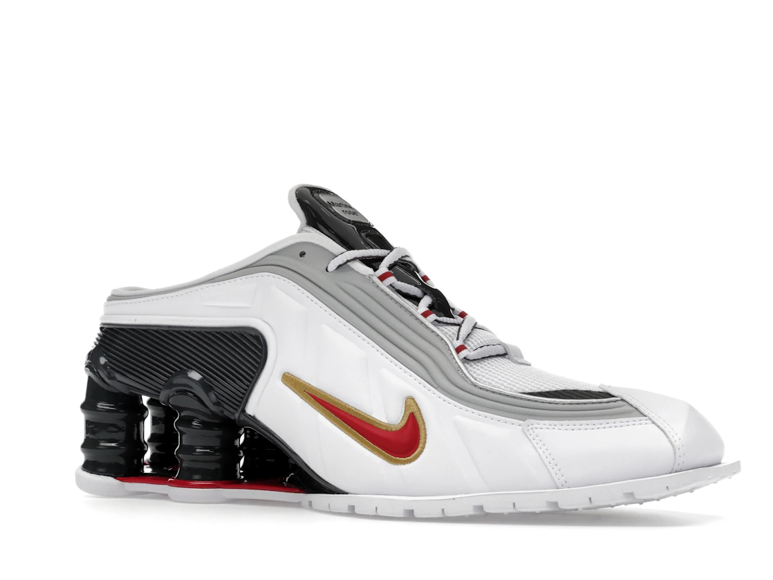 Vue 4 de Nike Shox MR4 Mule Martine Rose Metallic Platinum Varsity Red 