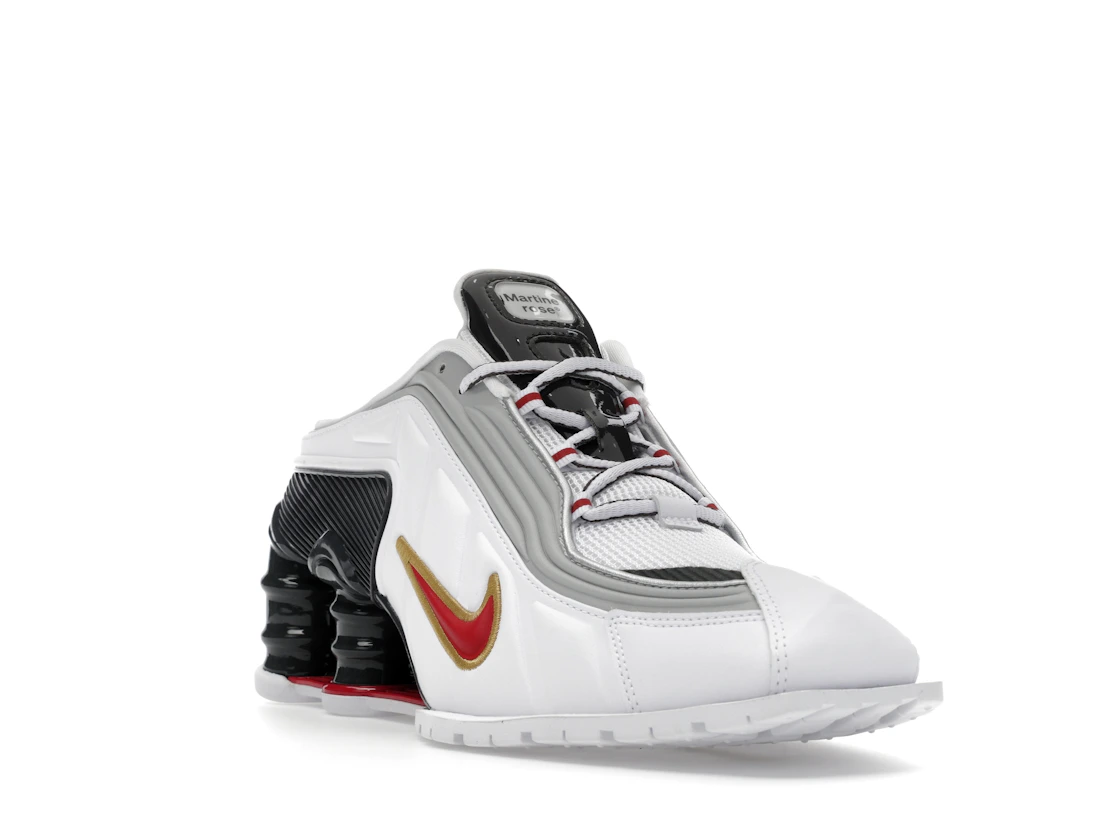 Vue 7 de Nike Shox MR4 Mule Martine Rose Metallic Platinum Varsity Red 