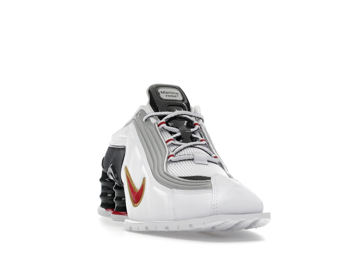 Vue 8 de Nike Shox MR4 Mule Martine Rose Metallic Platinum Varsity Red 