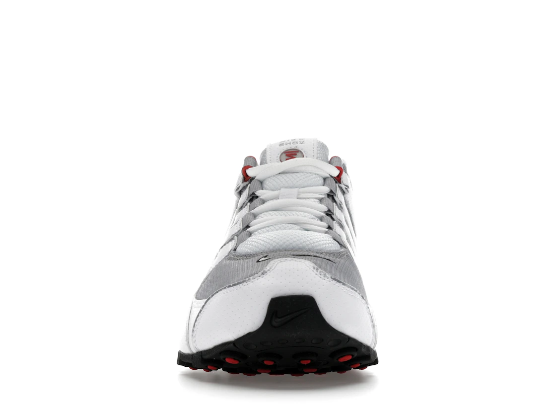 Vue 10 de Nike Shox NZ White Red Metallic Silver