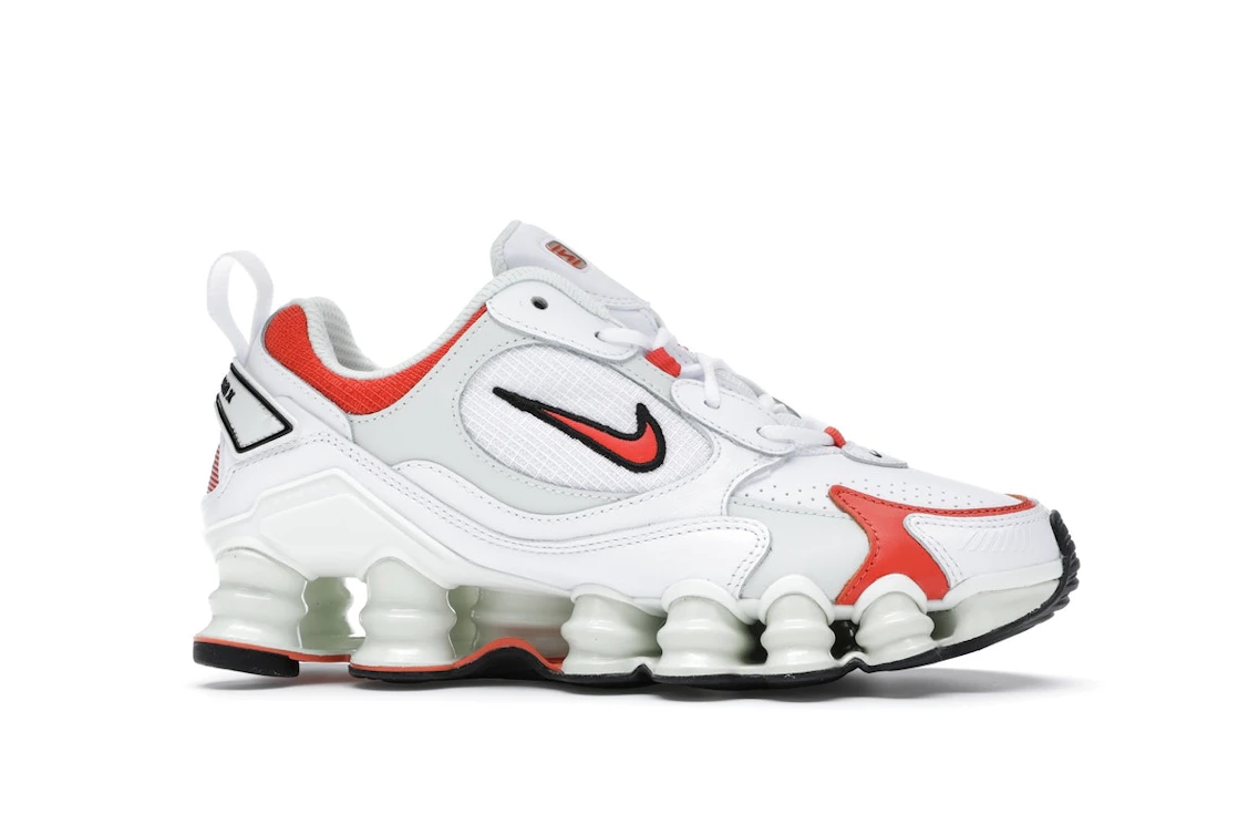 Vue 2 de Nike Shox Nova White Red 