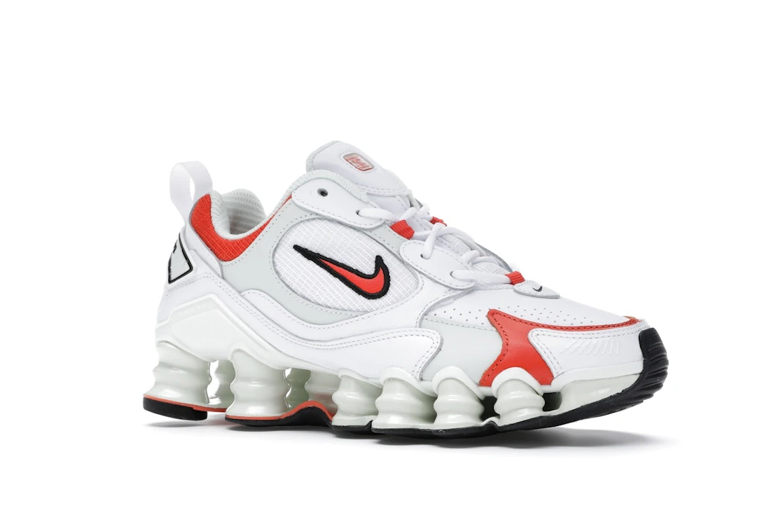 Vue 4 de Nike Shox Nova White Red 