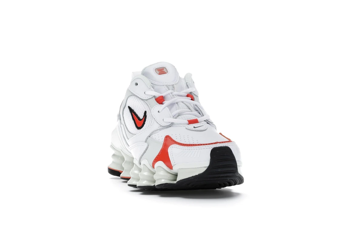 Vue 8 de Nike Shox Nova White Red 