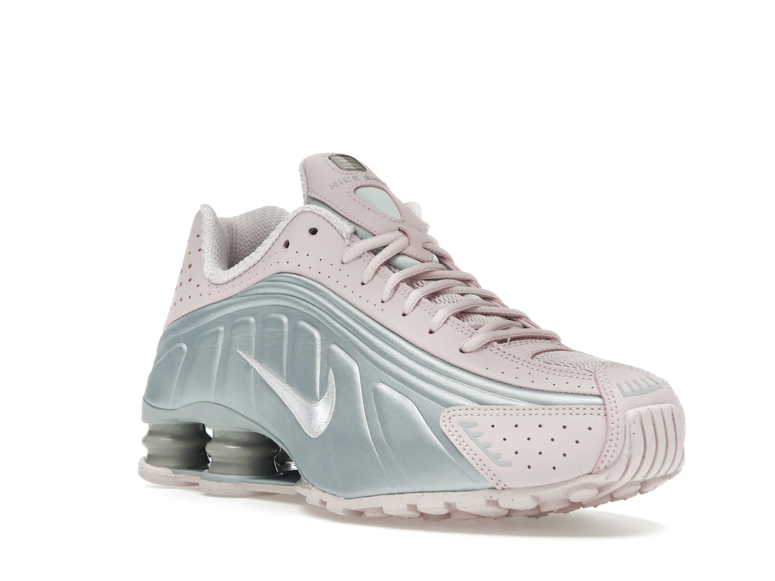 Vue 6 de Nike Shox R4 Barely Rose Metallic Platinum 