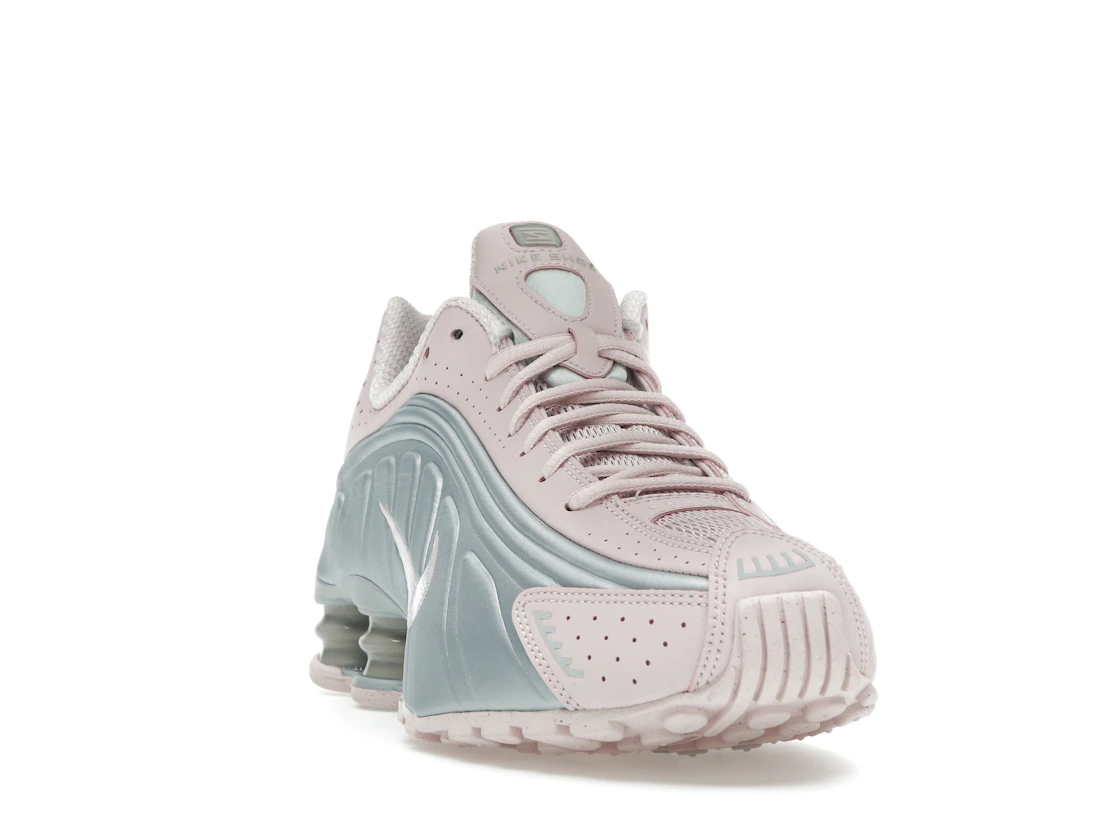 Vue 8 de Nike Shox R4 Barely Rose Metallic Platinum 