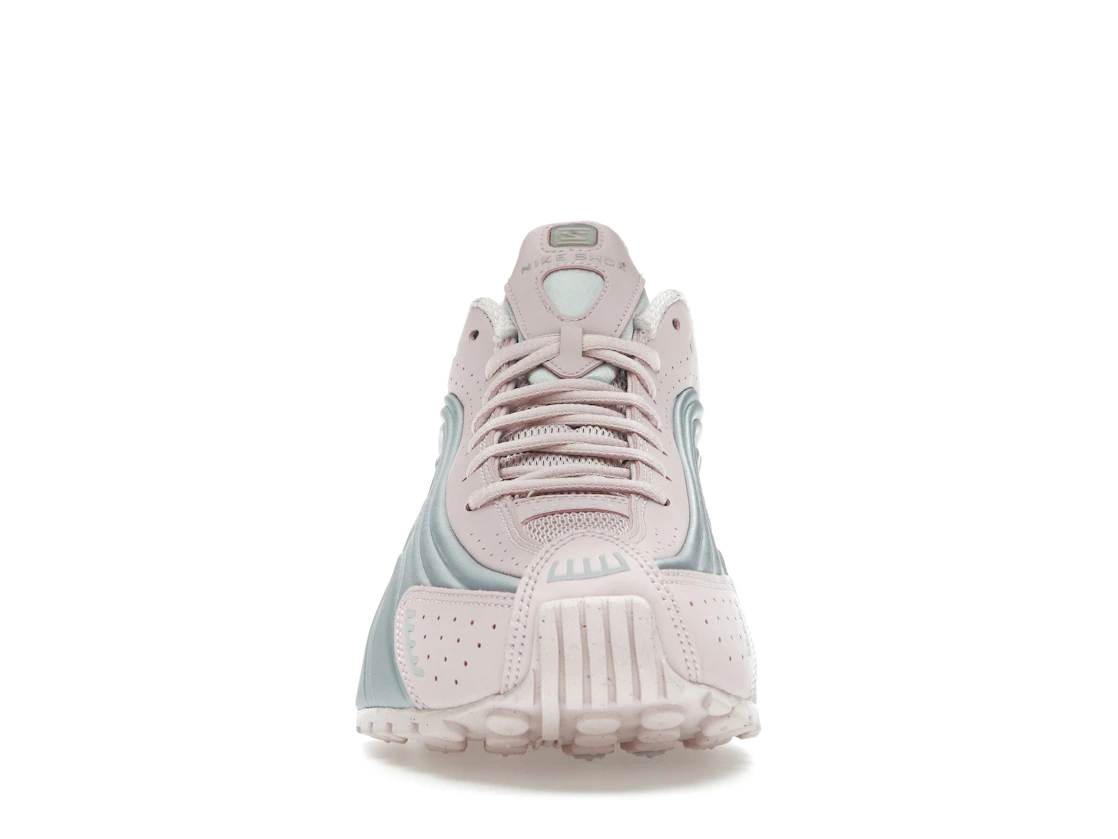 Vue 10 de Nike Shox R4 Barely Rose Metallic Platinum 