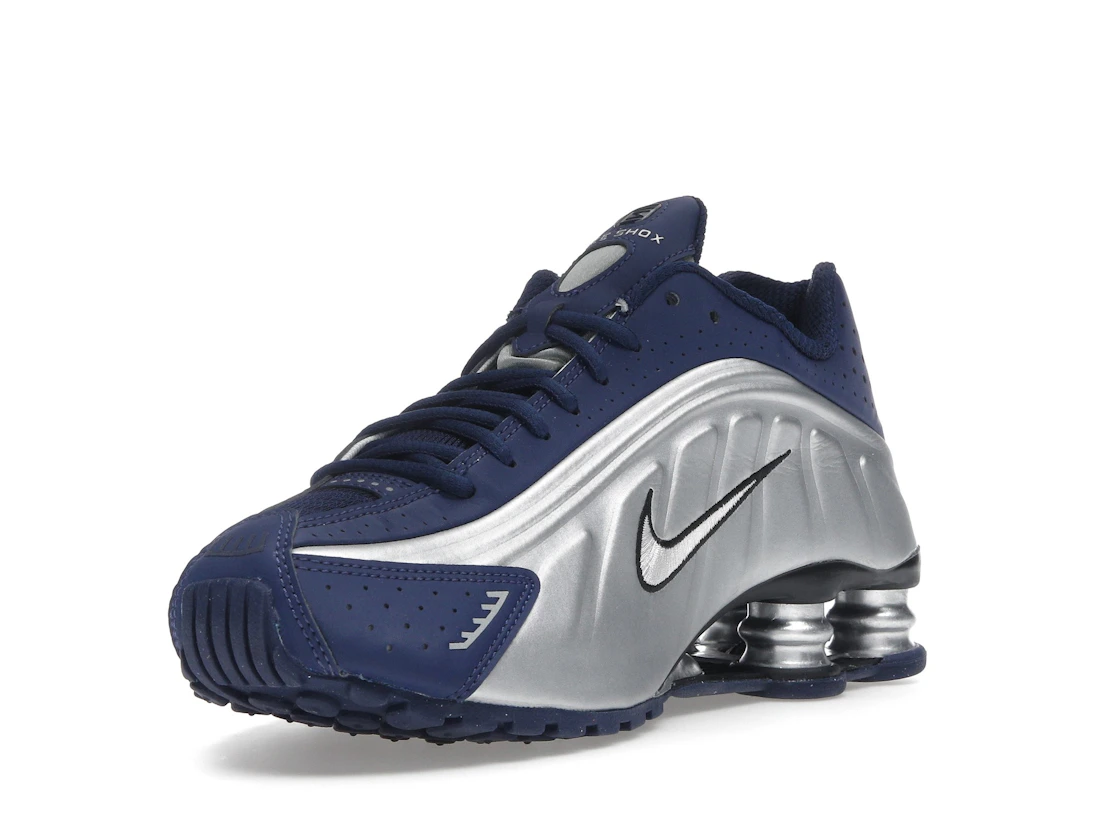 Vue 14 de Nike Shox R4 Blue Void 