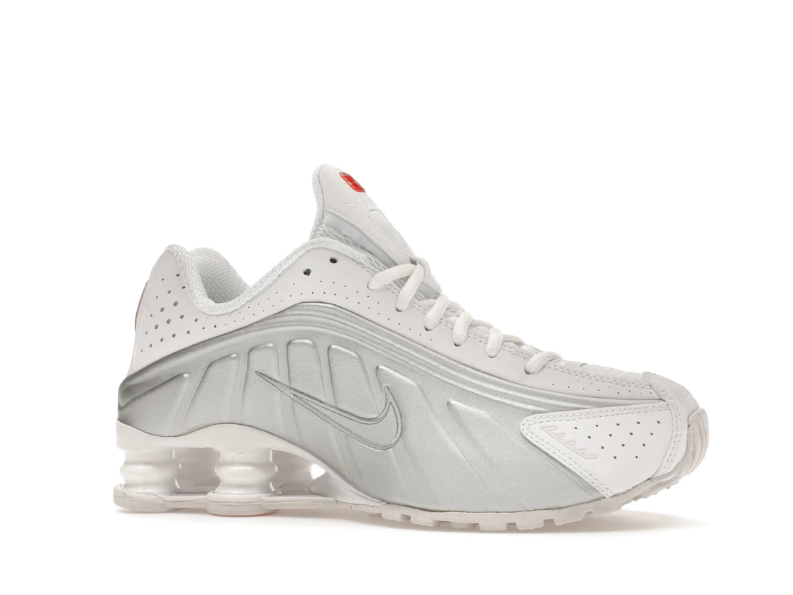 Vue 3 de Nike Shox R4 White Metallic Silver 