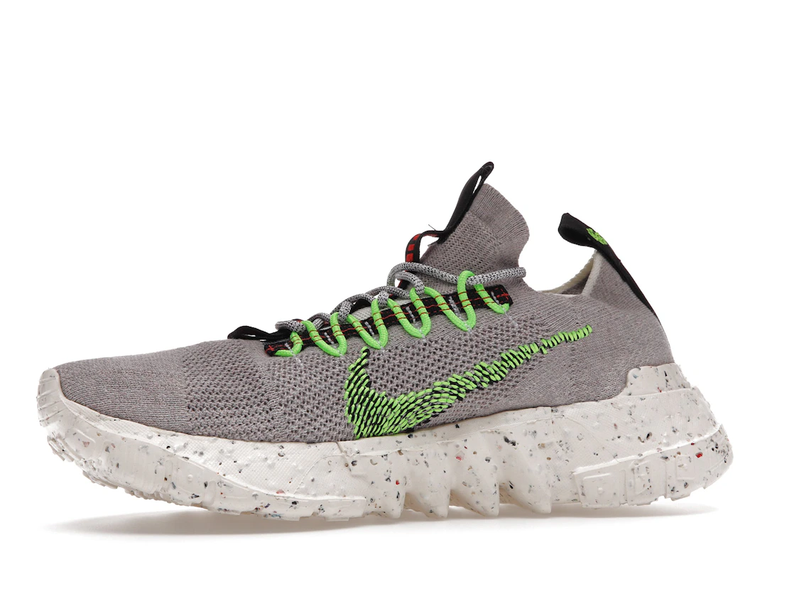 Vue 17 de Nike Space Hippie 01 Electric Green